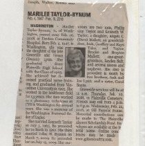 Newspaper clippings compiled by Olive Lawyer # 16 (2010)