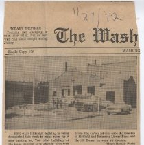 Demolition of Washington Herald building on S.E. 4th Street