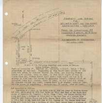 1957 survey of land owned by Bill & Cdv Hart in Daviess County