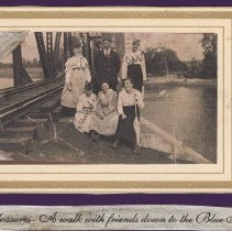 Cdv Leonard & her sister Mildred Helena Leonard (ca. 1915-1920)