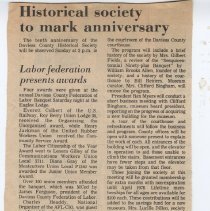 10th anniversary of the Daviess County Historical Society (1976)
