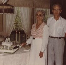 Bill Hart & Cdv Hart celebrating their 60th wedding anniversary (1981)