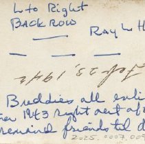 Ray Leonard Hart & four buddies (1942)