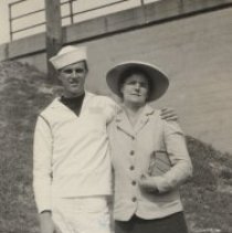 Ray Leonard Hart at the Great Lakes Naval Training Center (1942)