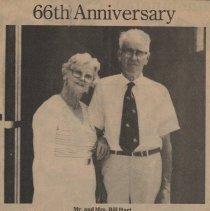 Bill & Cdv Hart of Washington celebrating their 66th wedding anniversary