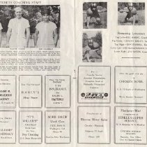 1949 program for Washington v. Sullivan football game