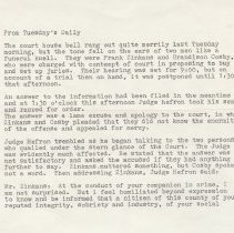 Grandison Cosby & Frank Zinkan found in contempt of court (ca. 1890-1900)