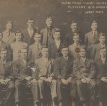 Young Men's Sunday School class at Pleasant Hill Church (ca. 1910-1915)