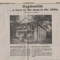 2013 Odon Journal article about Raglesville