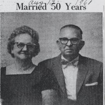 50th wedding anniversary of Ed & Ruby Cosby of Washington