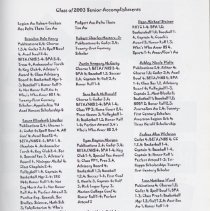 Washington Catholic High School Yearbook (2003)