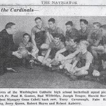 1942-1943 Washington Catholic boys basketball team