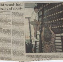 2005 article about old records at the Daviess County Courthouse