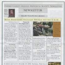 April 2011 Daviess County Historical Society newsletter