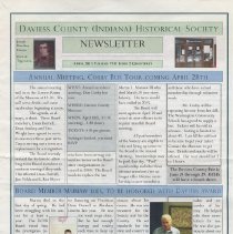 April 2013 Daviess County Historical Society newsletter