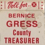 Bernice Gress' campaign for Daviess County Treasurer
