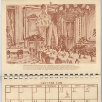 1981 "Souvenir Edition" calendar