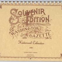 1981 "Souvenir Edition" calendar