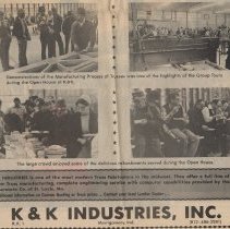 1980 open house at K & K Industries in Cannelburg