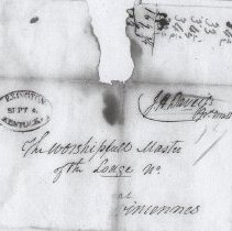 1811 letter from Joseph Hamilton Daviess to Vincennes Masonic Lodge