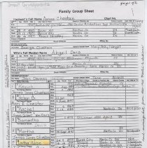 Chastain family history compiled by Anna Ruth (Gee) Walsh