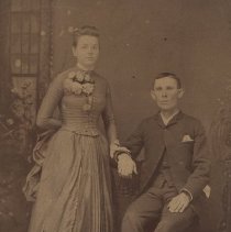 James W. Singleton & Anna M. (Jackson) Singleton (ca. 1888)