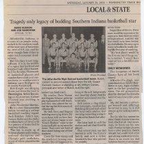 Article about Clifford "Butch" Canary (1941-1957)