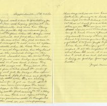 Transcript of 1862 Civil War letter from Joseph E. Morris
