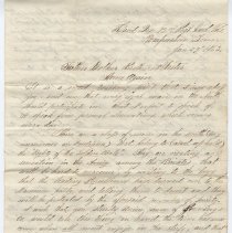 1863 Civil War letter from Joseph E. Morris