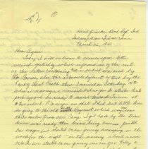 Transcript of 1863 Civil War letter from Joseph E. Morris