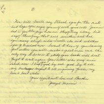 Transcript of 1863 Civil War letter from Joseph E. Morris