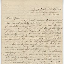 1863 Civil War letter from Joseph E. Morris
