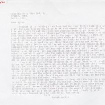 Transcript of 1863 Civil War letter from Joseph E. Morris