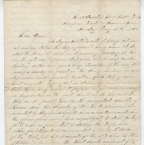 1863 Civil War letter from Joseph E. Morris