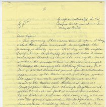 Transcript of 1863 Civil War letter from Joseph E. Morris