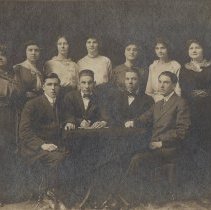 1914 Washingtonian yearbook staff at Washington High School