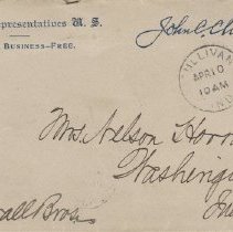 1907 letter to Nelson Horrall about James Johnson