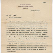 1908 letter about James Johnson