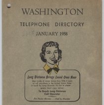 1958 Washington telephone directory