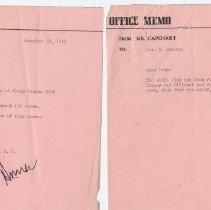 Two 1964 memos about the Farm Power Show at Capehart Farms