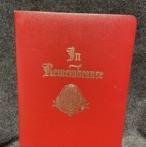 Aikman Creek church Remembrance book