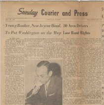 1964 article about Jay Myers' election as President of Indiana Jaycees