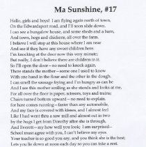 "Ma Sunshine" poem in the "Washington Democrat" newspaper