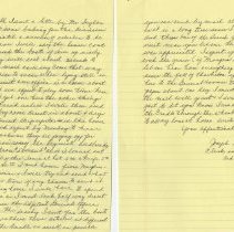 Transcript of 1863 Civil War letter from Joseph E. Morris