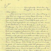 Transcript of 1864 Civil War letter from Joseph E. Morris