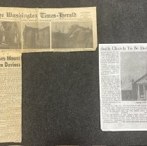 Newspaper articles on Aikman Creek Church