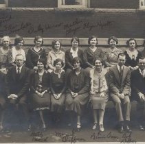 Teachers at Walnut Street School in Washington (ca. 1928)