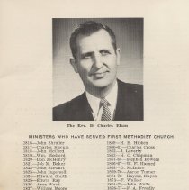 1960 directory for the First Methodist Church in Washington