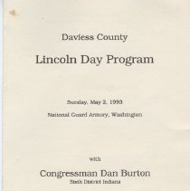 1993 Lincoln Day Program in Washington