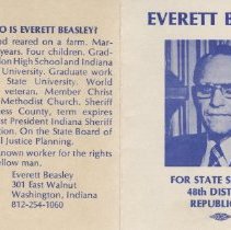 Everett Beasley's 1978 campaign for the Indiana State Senate
